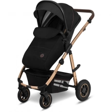 Дитячий візочок 2 в 1 Lionelo Amber BLACK ONYX